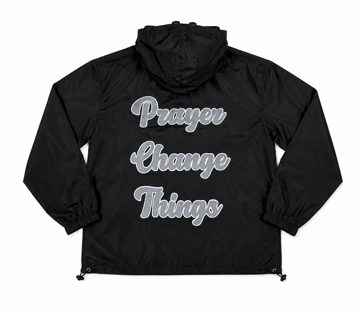 Black (Faith) windbreaker jacket