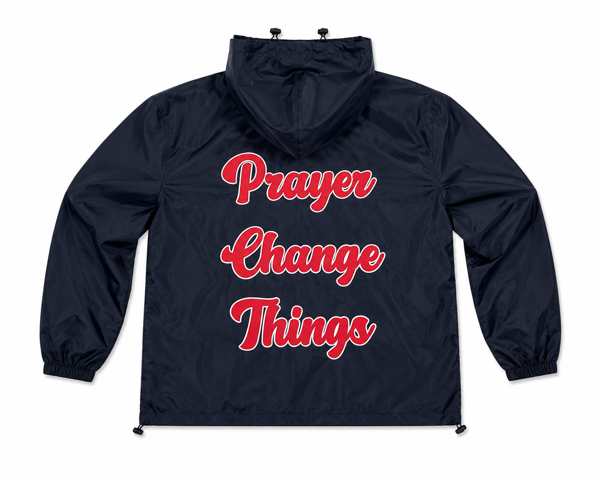 Navy Blue (Faith )windbreaker Jacket