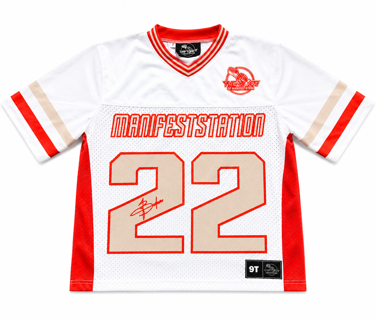 White/Orange Manifestation autograph jersey ( Kids & Adults )
