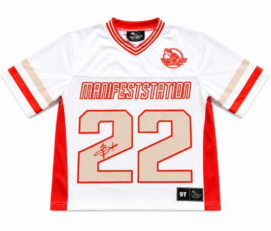 White/Orange Manifestation autograph jersey ( Kids & Adults )